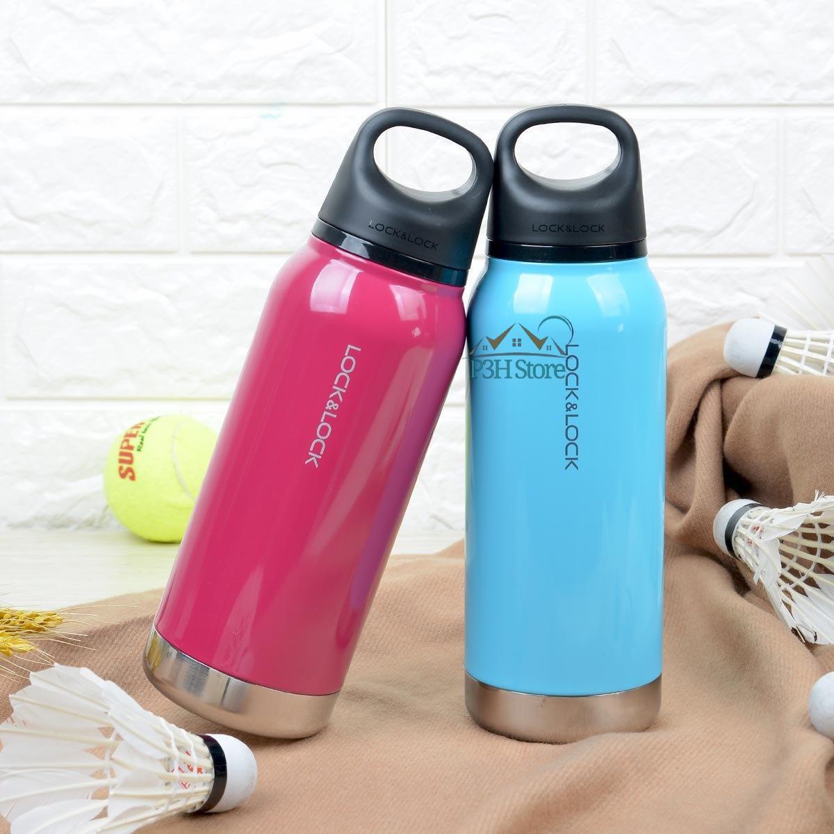 Bình giữ nhiệt bằng thép không gỉ lock&lock loop tumbler lhc4153pik 530ml