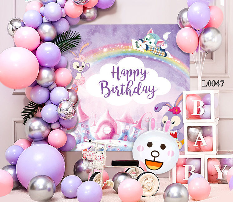 Bộ Sinh Nhật Thỏ Cony, trang trí sinh nhật cho bé thêm sinh động và dễ thương