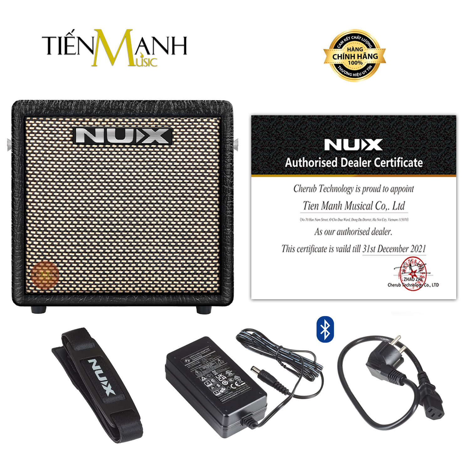 Amply guitar điện nux mighty 8bt mkii - loa ampli di động amplifier 8 bt mk2