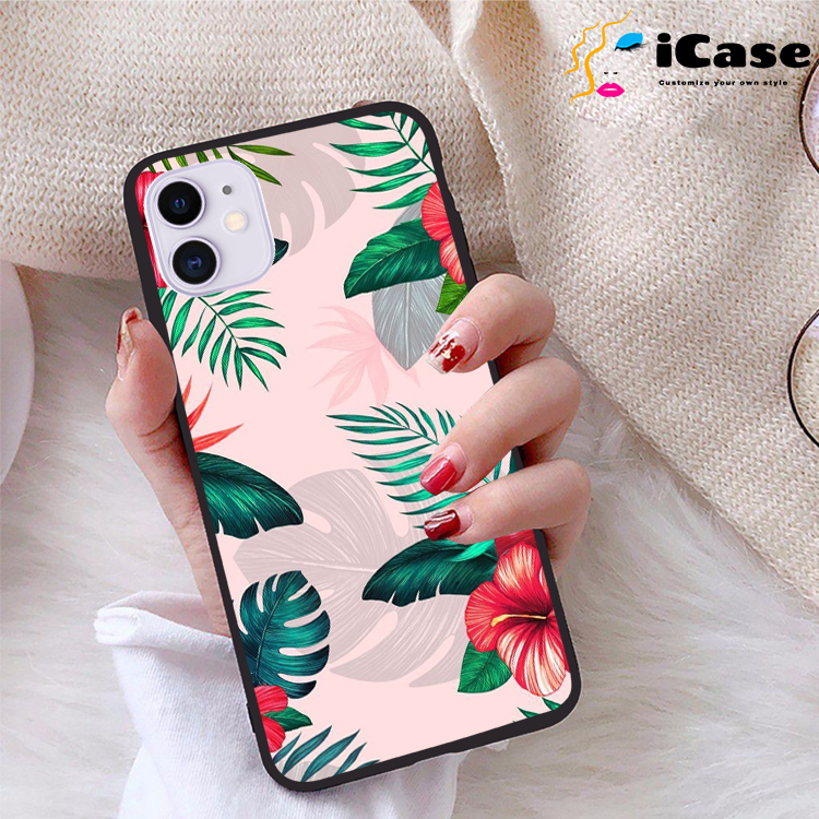 Ốp lưng iphone 11 viền dẻo tpu bst hoa