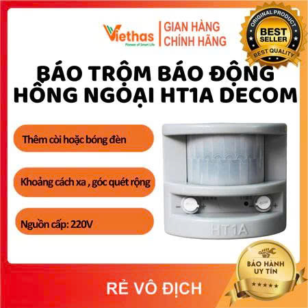 Bộ 2 báo trộm hồng ngoại decom ht1a