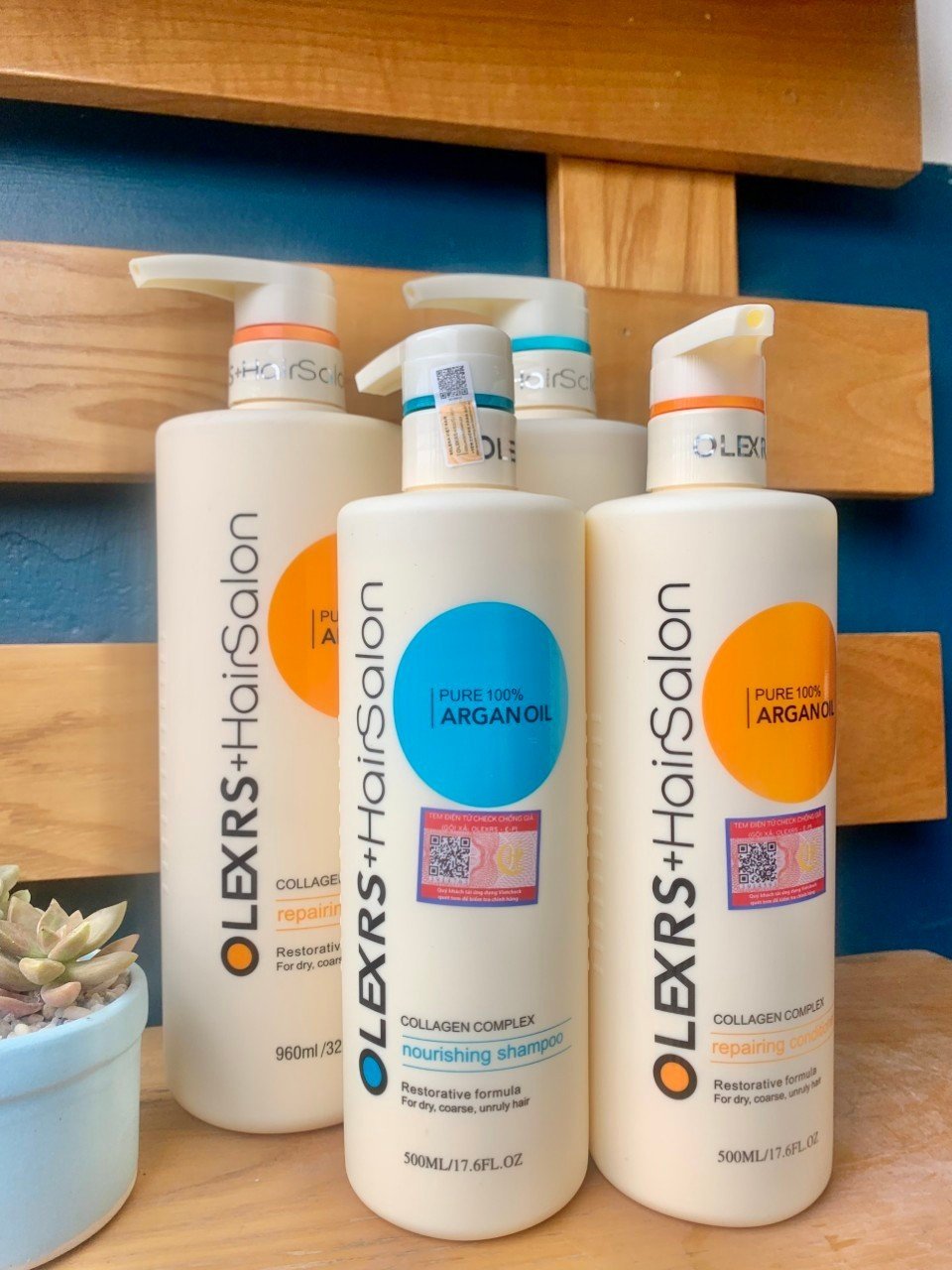 Dầu gội xả Olexrs Hair salon Dầu gội Kích thích mọc tóc Chống rụng tóc Dầu gội phục hồi tóc hư tổn Gội xả mềm mượt Hương nước hoa