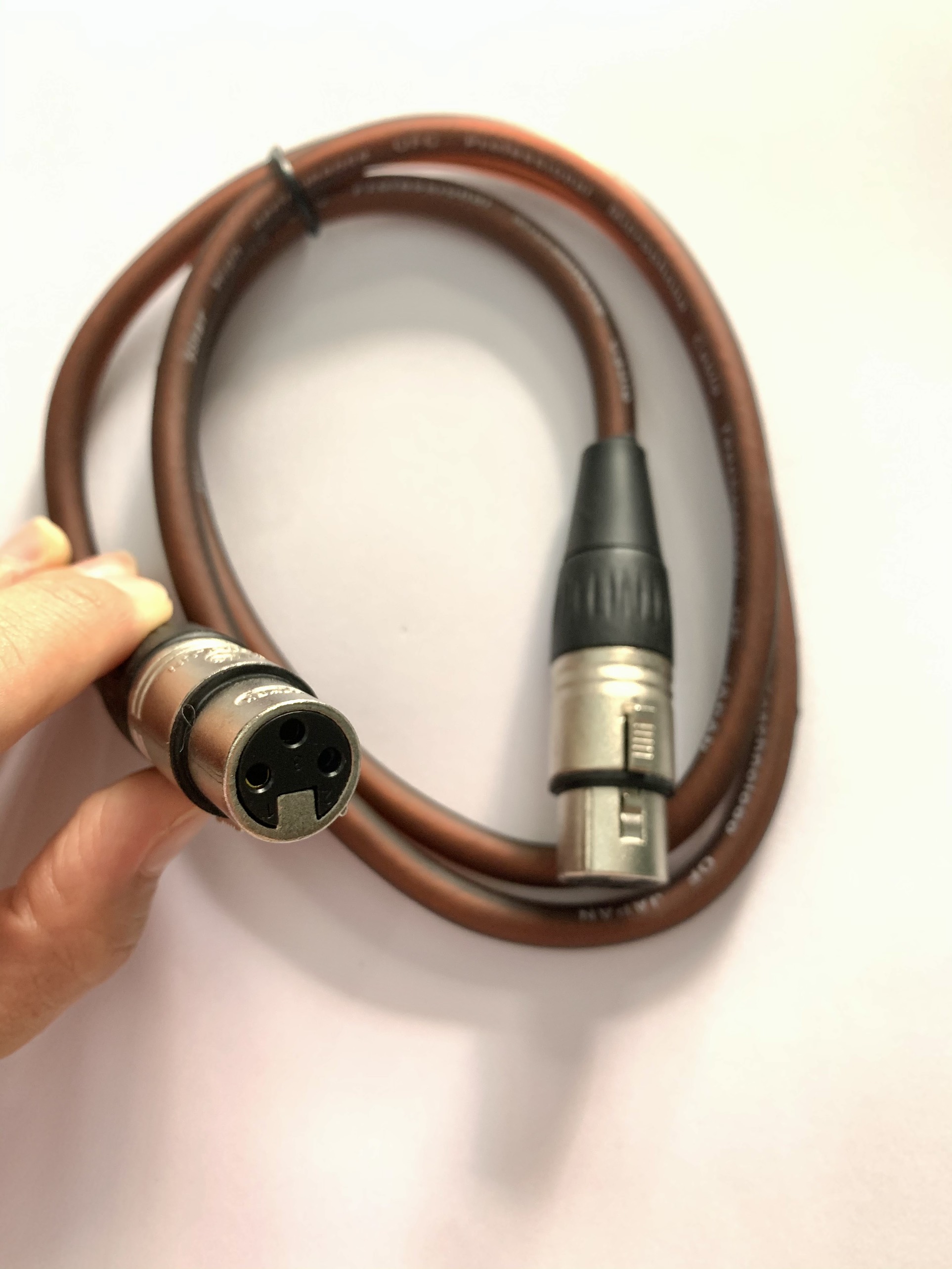 Dây 2 đầu canon xlr âm dài 1m / dây chuyển xlr âm ra xlr âm dài 1m / dây chuyển xlr cái ra xlr cái dài 1m