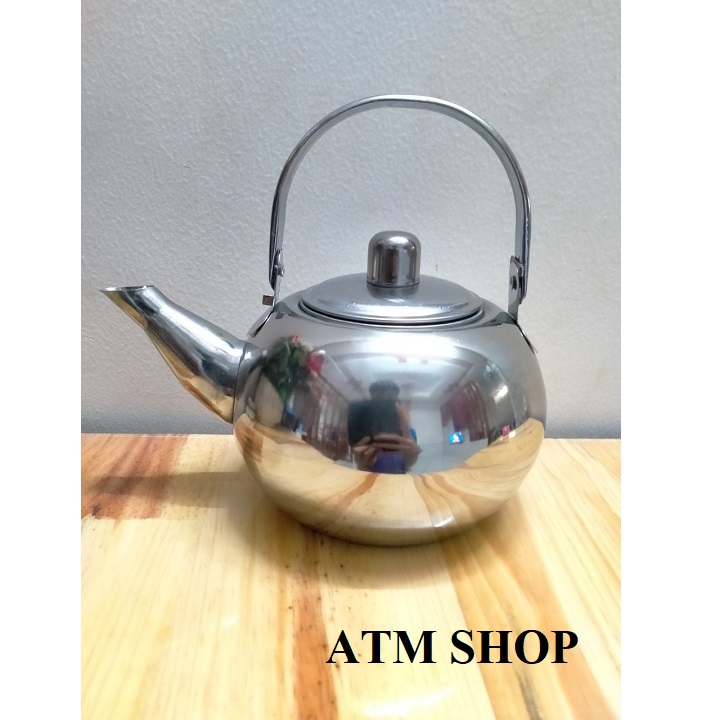 Ấm pha trà inox có lõi lọc - ấm pha trà đẹp