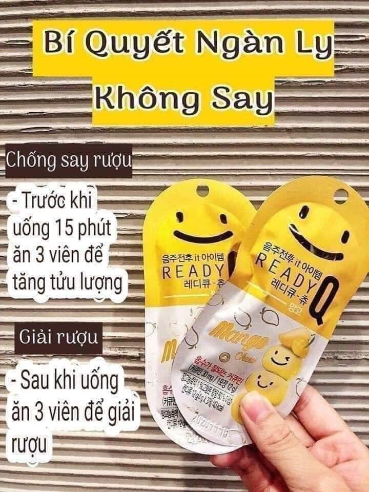 [ Hàng Auth ] kẹo giải riệu bí quyết ngàn ly không say 1 gói