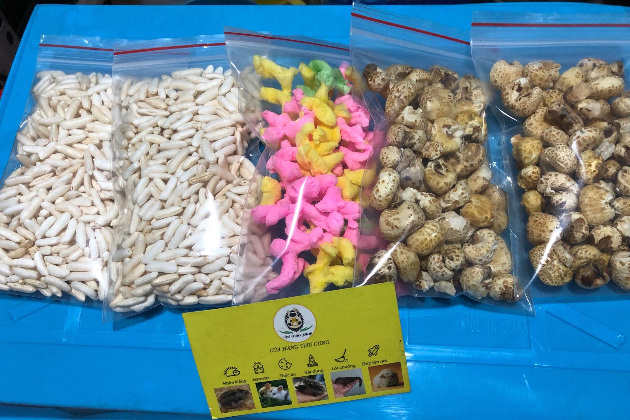 [HCM]2 bịch bỏng ngô2 bỏng gạo1 bỏng màu chỉ 10k cho hamster ^^