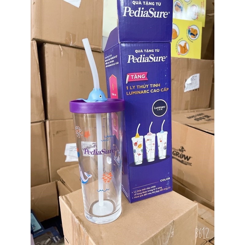 Ly Thủy Tinh chia vạch Luminarc 425ml - Quà tặng của Pediasure.
