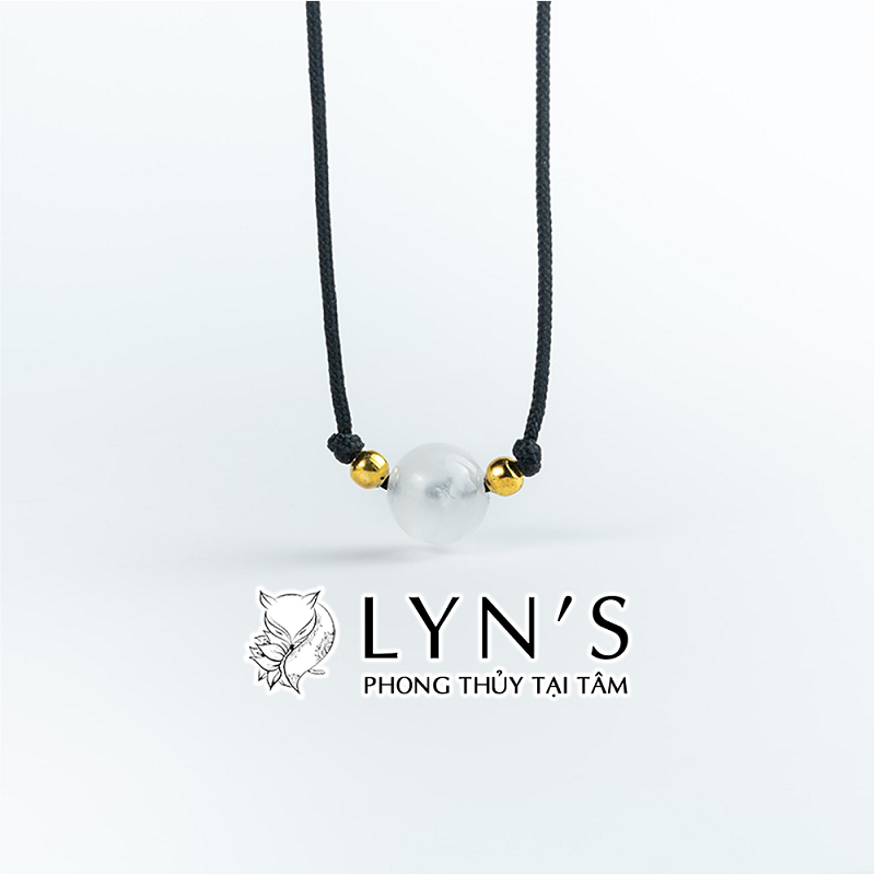 Dây Chuyền Lyn’s Phong Thuỷ Handmade Đá Thạch Anh Trắng