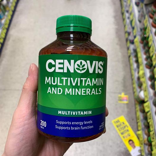 Cenovis multivitamin & minerals 200 viên - vitamin tổng hợp và khoáng chất bồi bổ cơ thể
