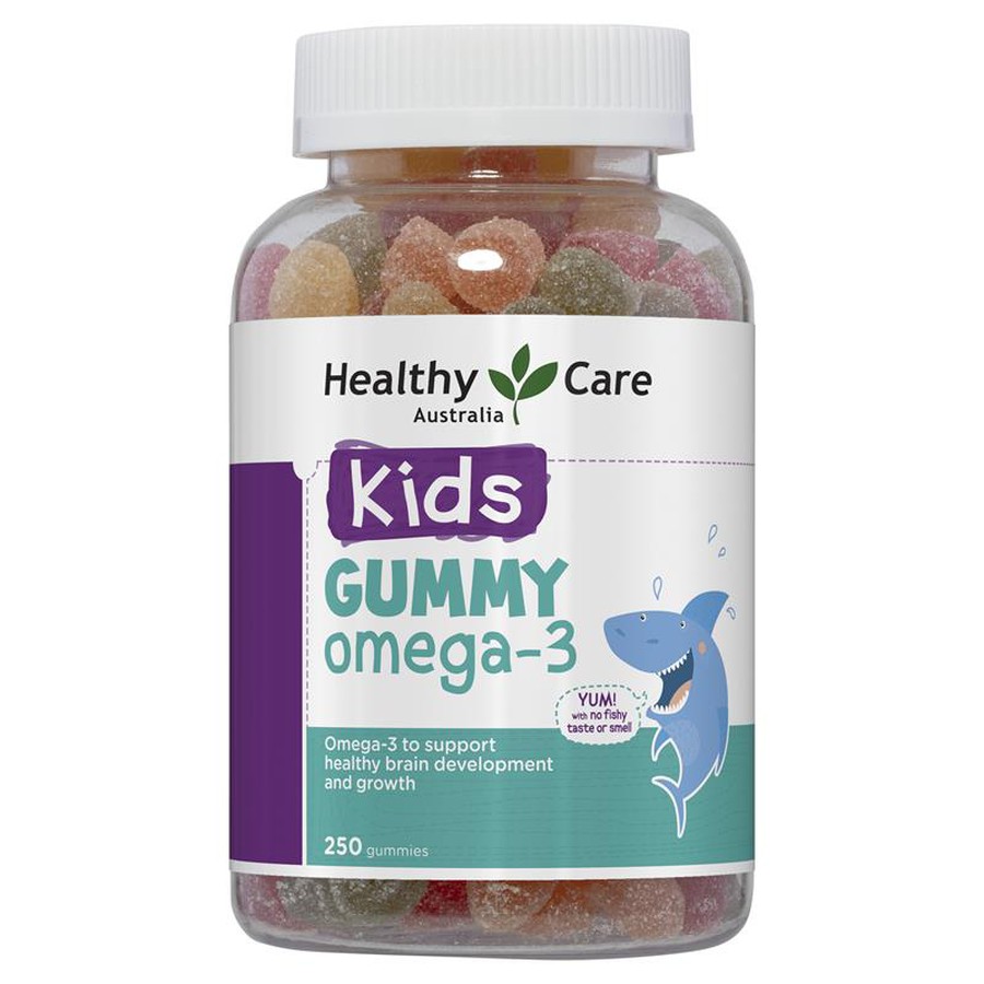 (Mẫu mới ) - Kẹo Gummy Healthy Care Omega3 250 Viên