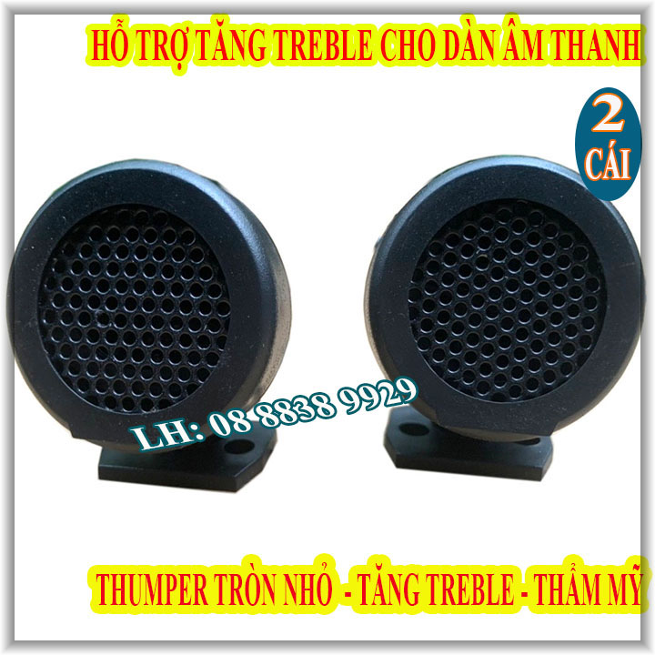 Cặp loa siêu treble thumper thạch anh tròn nhỏ - giá 2 chiếc