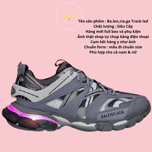 Balenciaga Track Led Daddy Shoes Grey 555036W1GB71214  KICKS CREW