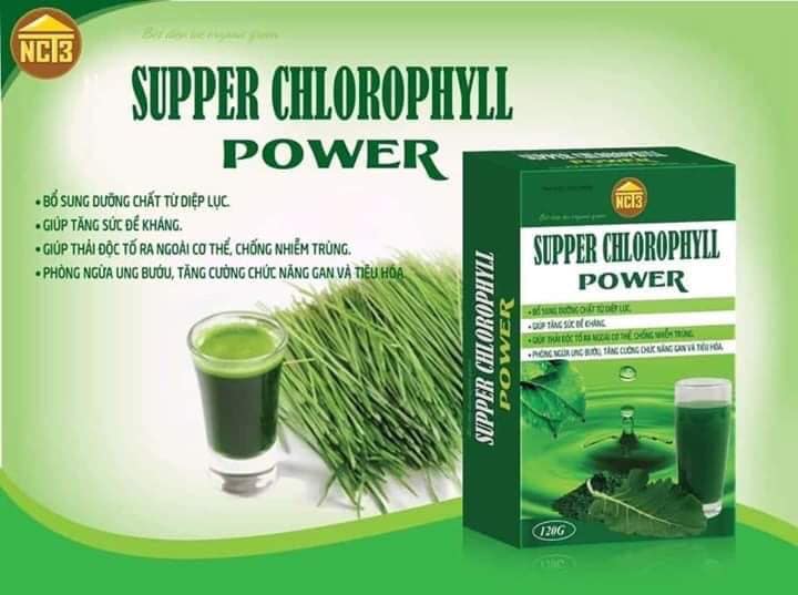 bột diệp lục chlorophyll power thải độc