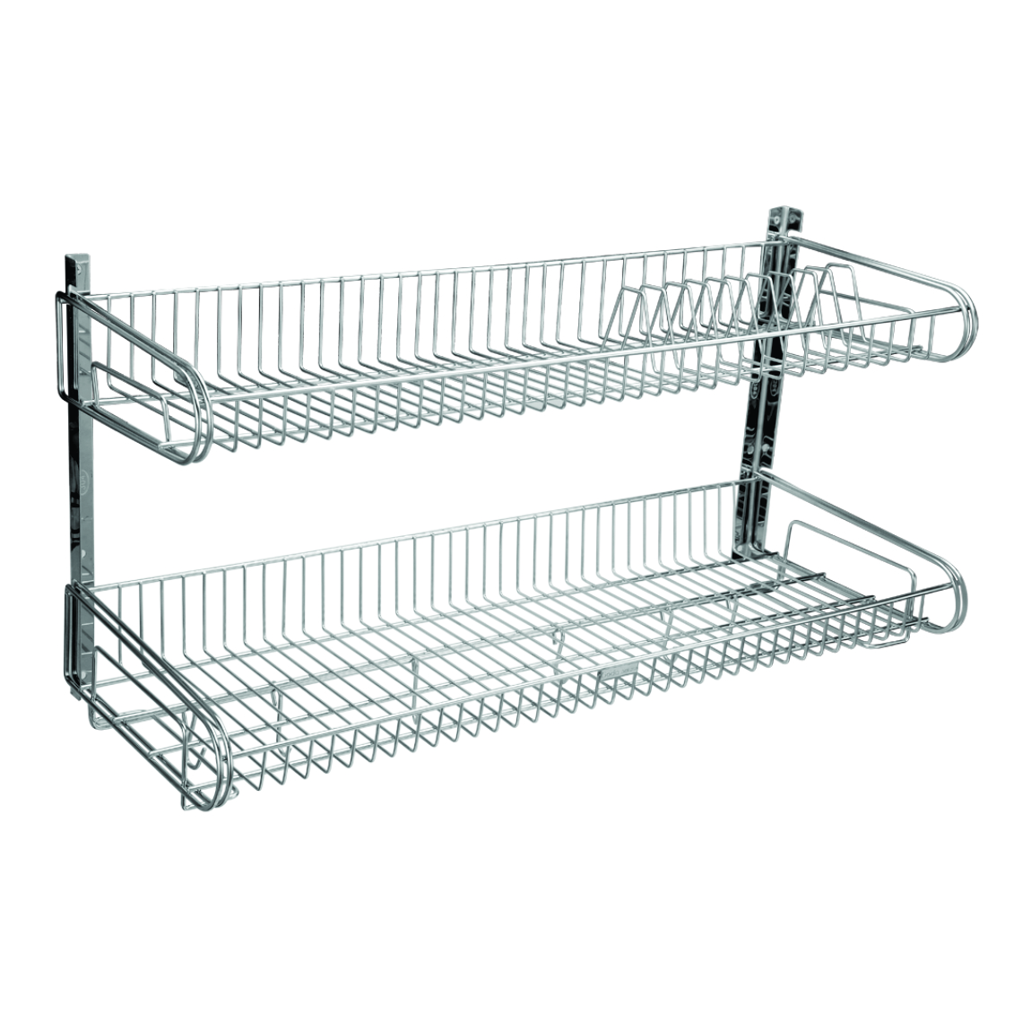 Kệ inox 304 úp chén dĩa cao cấp goda 2 tầng 70x30cm