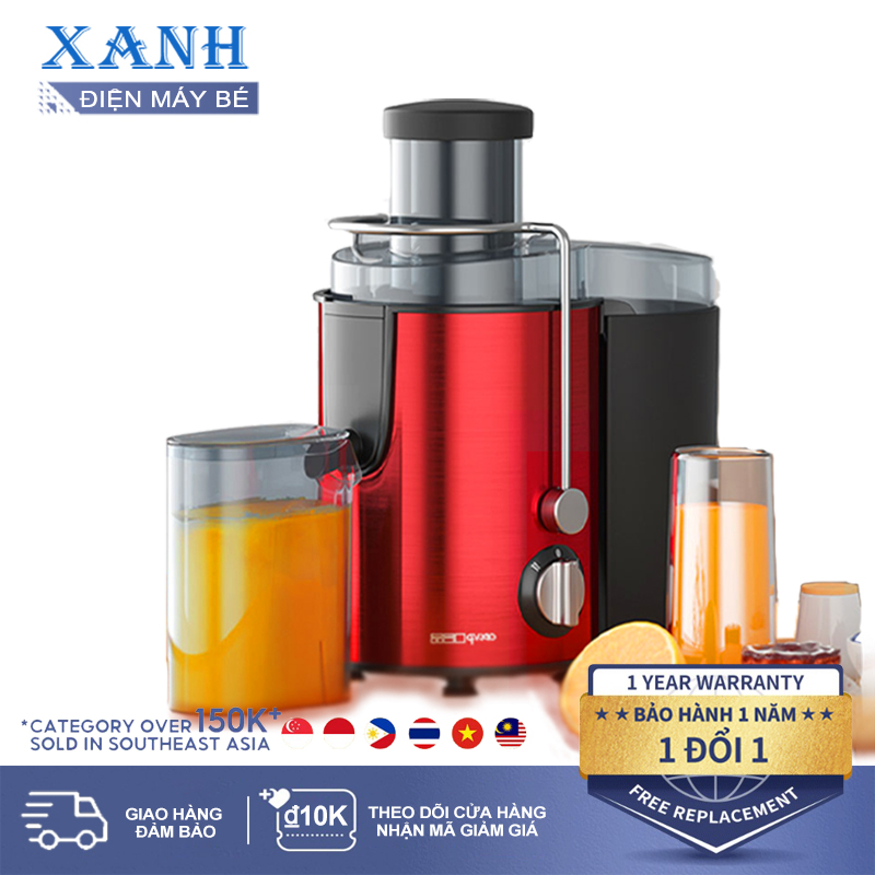  Máy ép nước hoa quả Máy ép tách nước hoa quả gia dụng Máy ép hoa quả đa chức năng loại nhỏ 