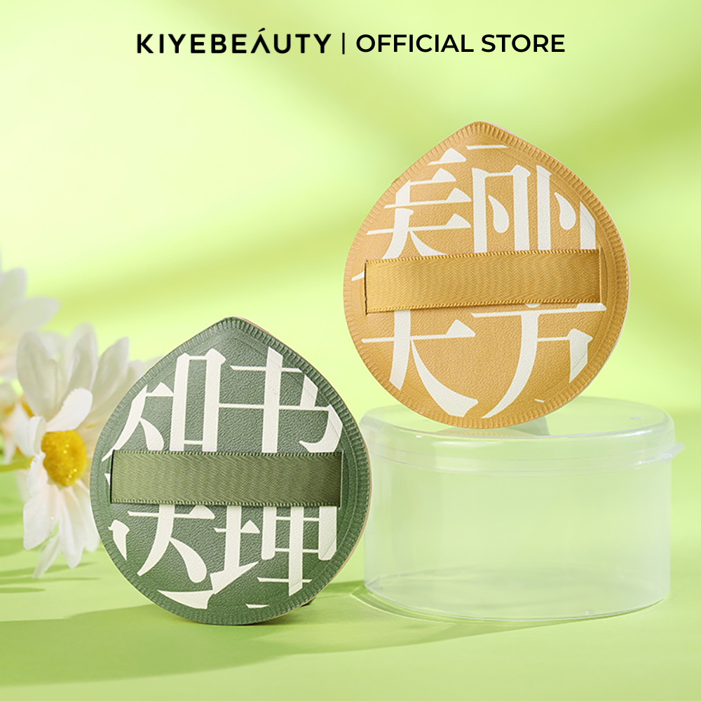 Mút Trang Điểm Mút Tán Kem Nền Cushion Big Size XL Mềm Mịn Đàn Hồi Kèm Hộp Đựng