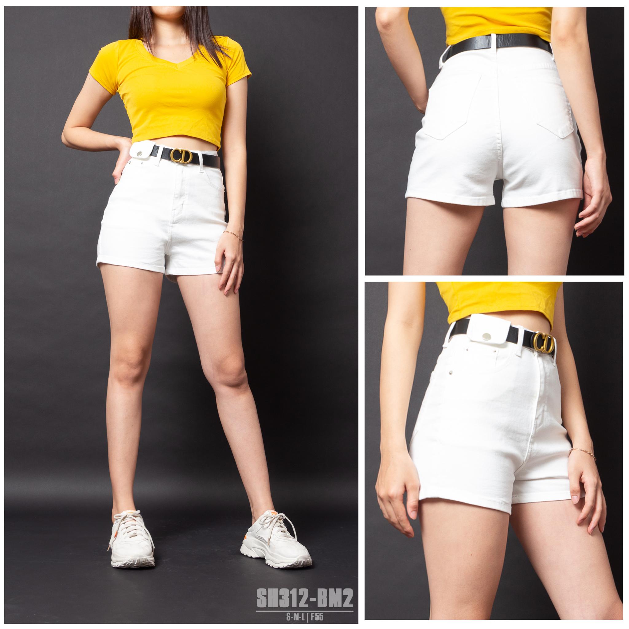 Quần short nữ Genmany kèm thắt lưng