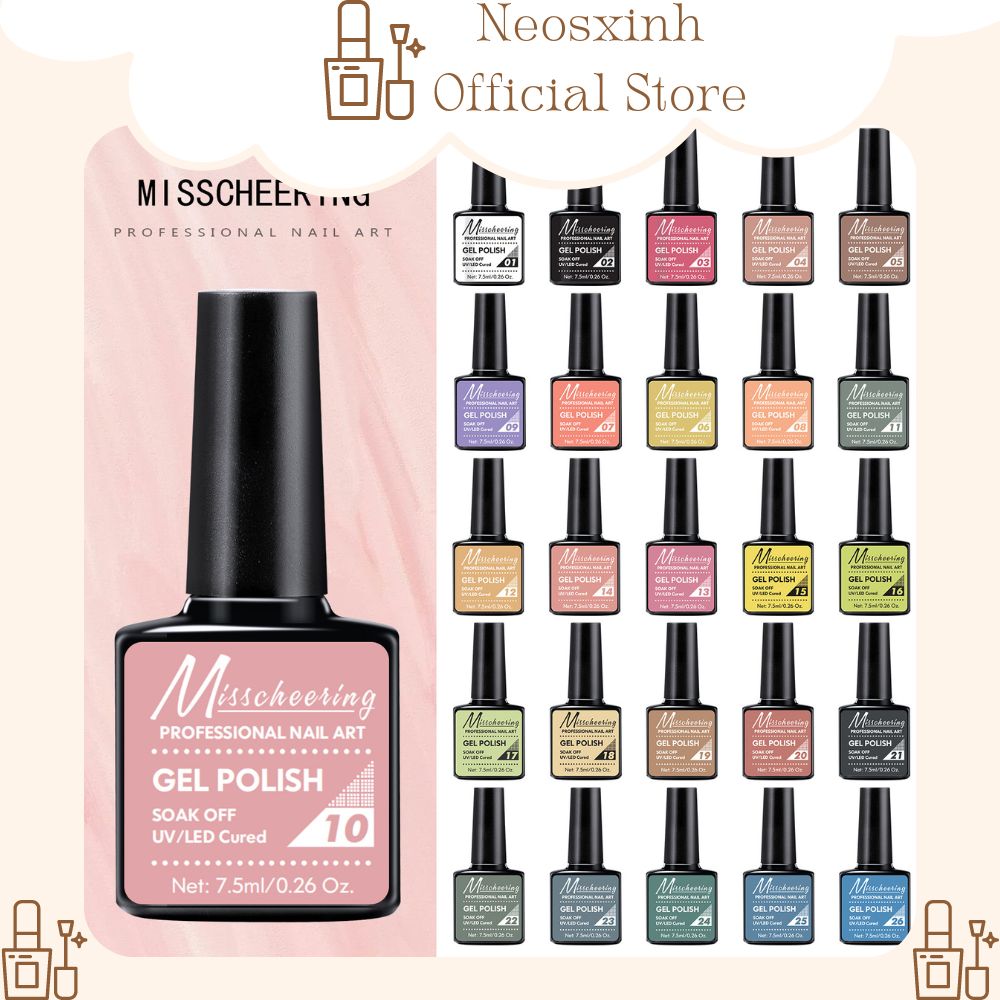 Sơn Móng Tay Gel Misscheering 7.5ml - Neosxinh Nails