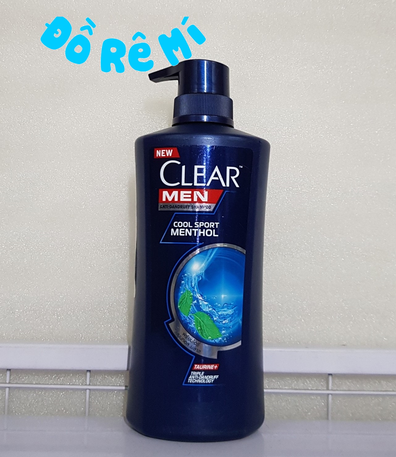 Combo 2 chai dầu gội Clear bạc hà Thái Lan 450ml