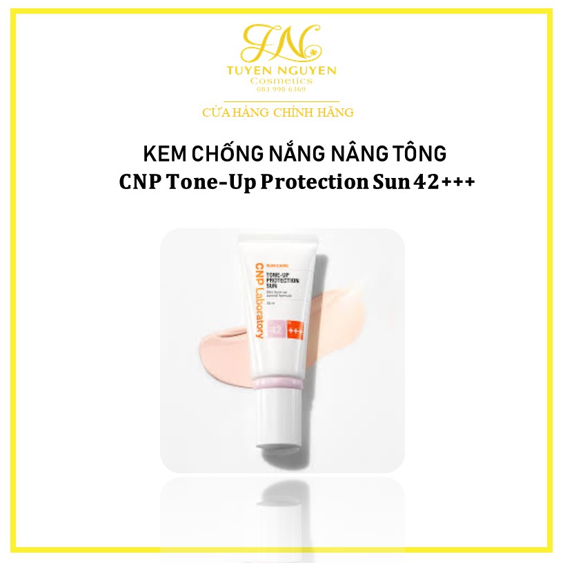 Kem chống nắng nâng tông CNP tone up Protection 42+++ 50ml