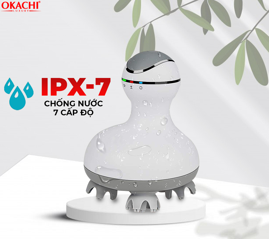 Máy massage đầu cầm tay okachi luxury jp-m210