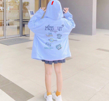 Áo khoá miss uot mặt cười