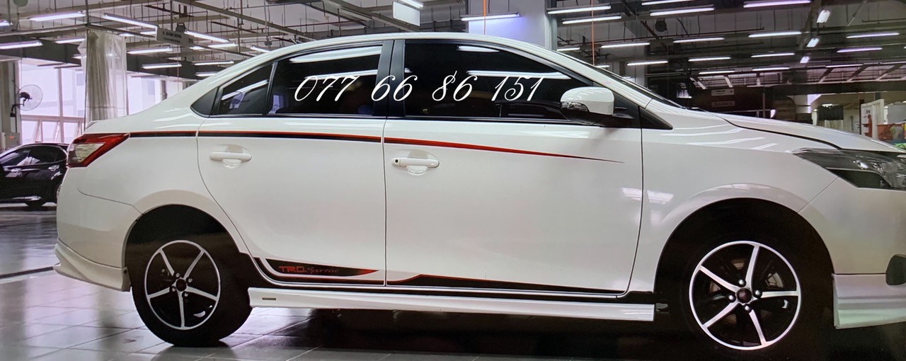 Tem dán sườn xe vios 2020 mẫu mới