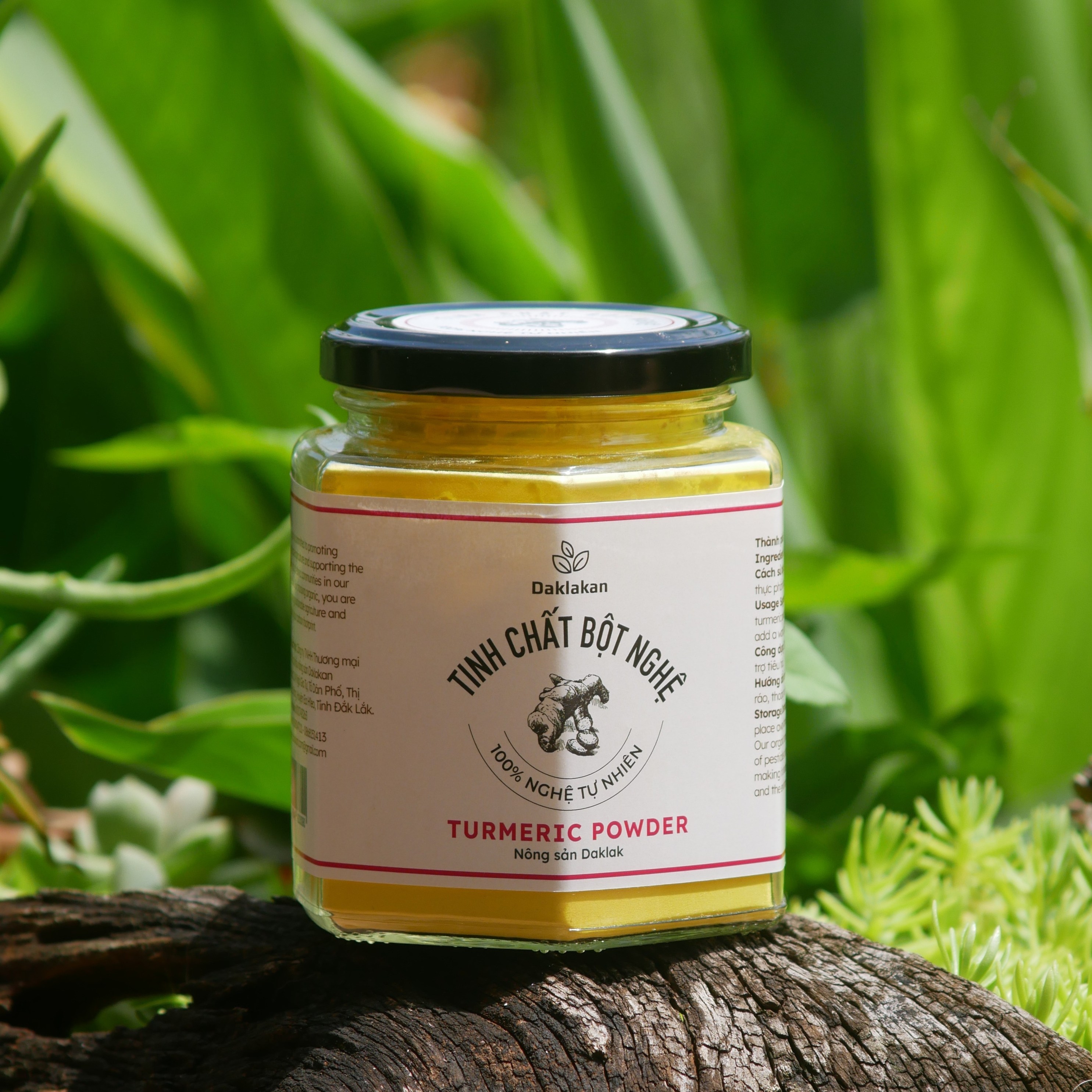 Tinh chất Bột Nghệ hữu cơ Organic lọ thủy tinh 250 Gram