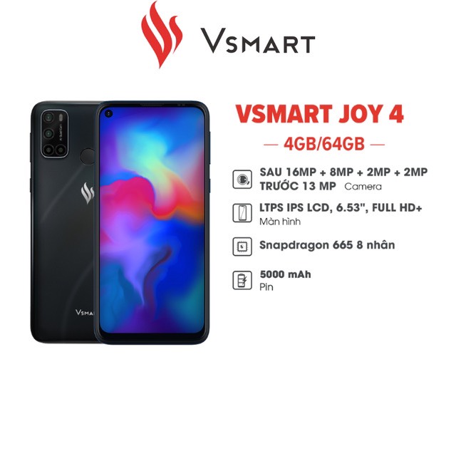 Điện thoại Vsmart Joy4 - Hàng chính hãng
