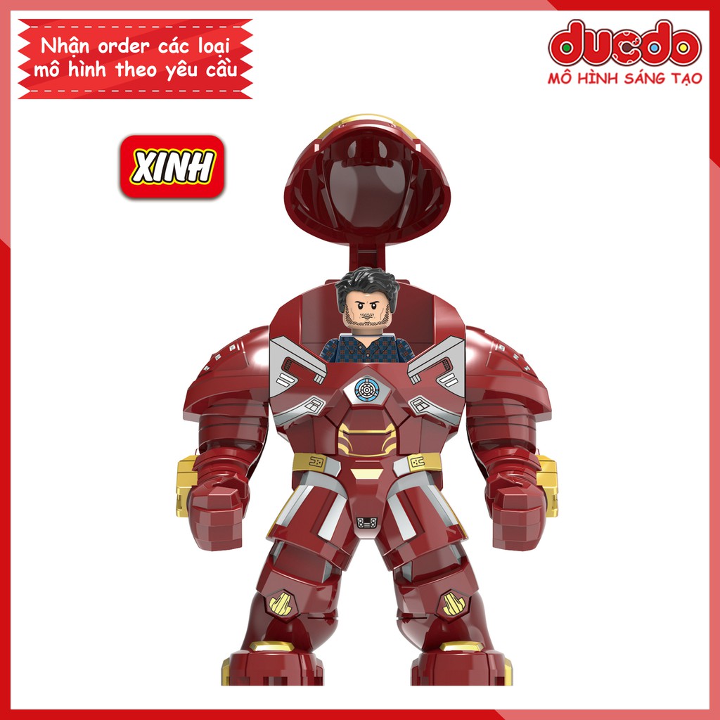 Bigfig siêu anh hùng Hulkbuster IronMan siêu đẹp - Đồ chơi Lắp ghép Xếp hình Mini Minifigures Big Fig XINH X1158