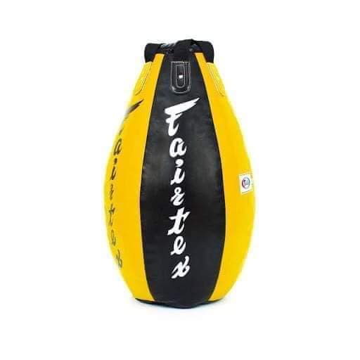 Vỏ bao cát hình trái bầu Hình Quả Lê đai dù hãng Fairtex cao cấp chiều cao 1m  dk 50cm