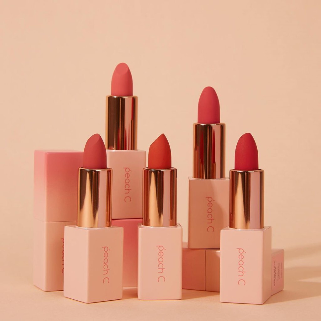 Son Thỏi Lì Siêu Mịn Peach C Easy Matte Lipstick 36g Florence Store