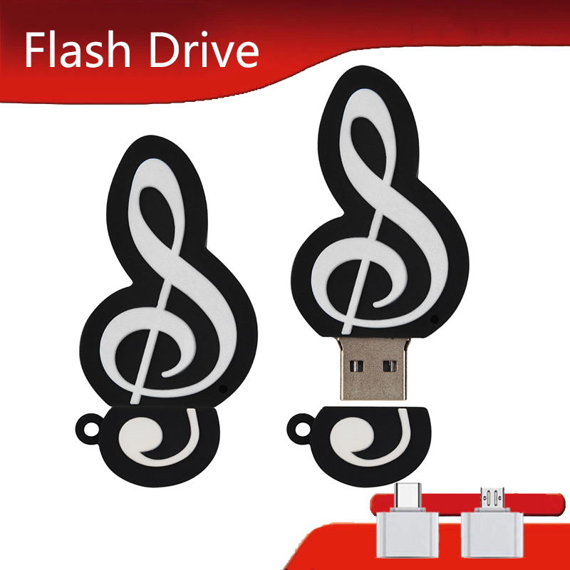 Portable usb flash drive 4gb 8gb 64gb usb 2.0 usb flash drive 100% real large capacity 1gb 2gb 128gb cute pvc note usb drive 16gb 32gb