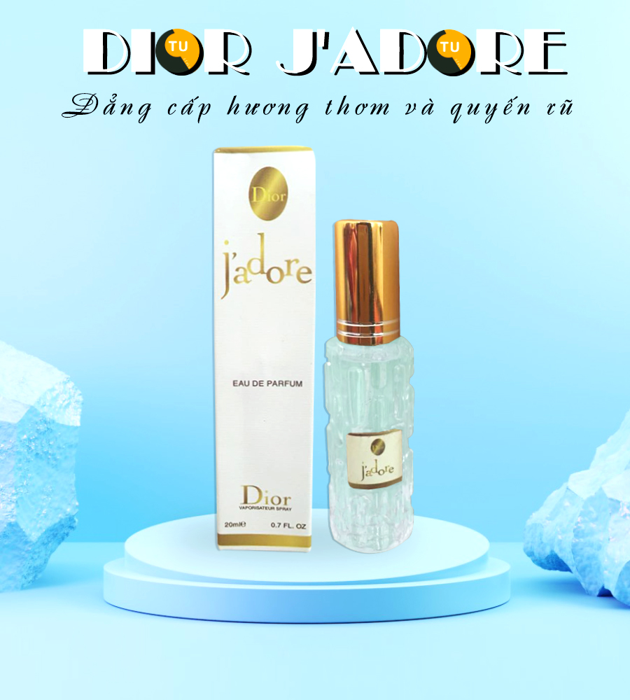 [HCM]Nước hoa nữ Dior Jadore thể tích 20ml lương hương 6 - 8 tiếng nhỏ gọn và tiện lợi