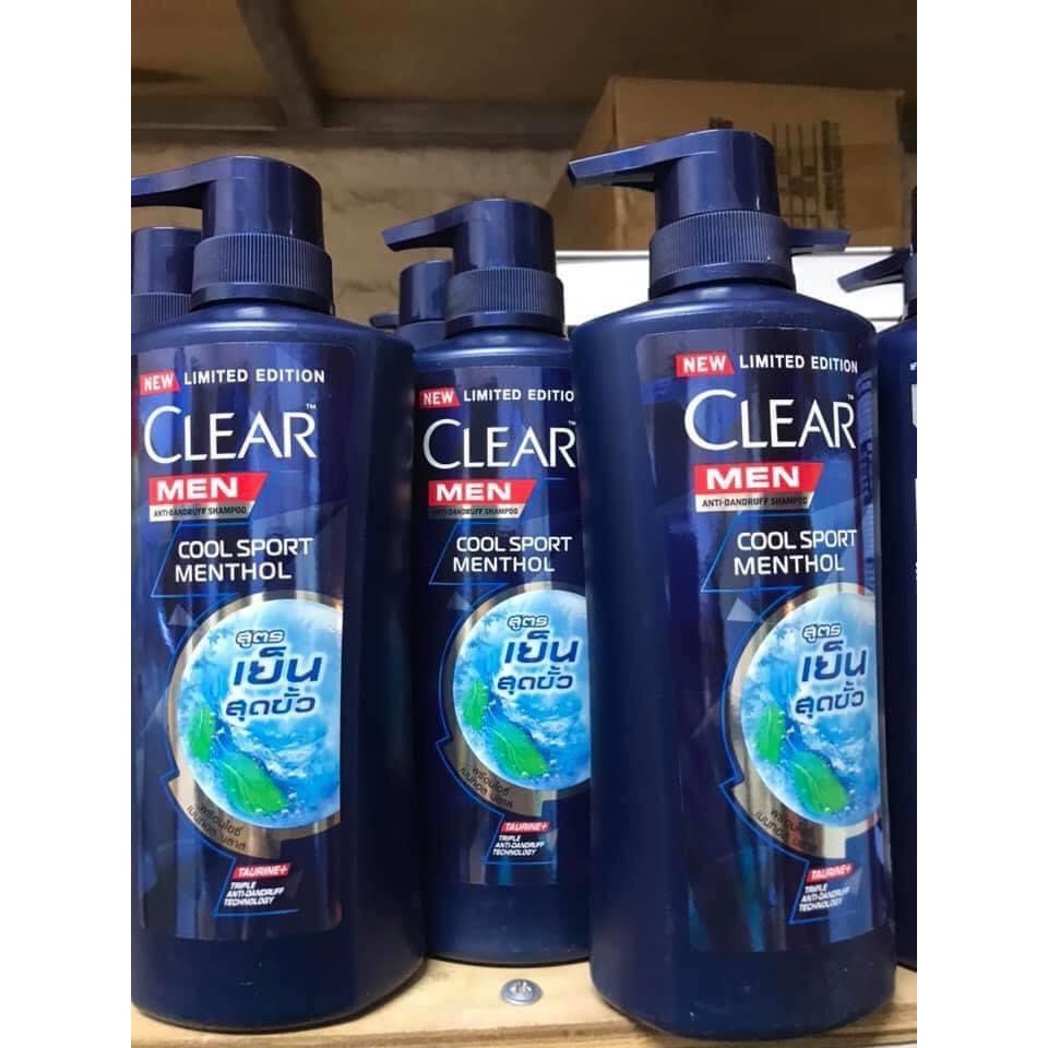 Dầu gội clear men 450ml thái lan