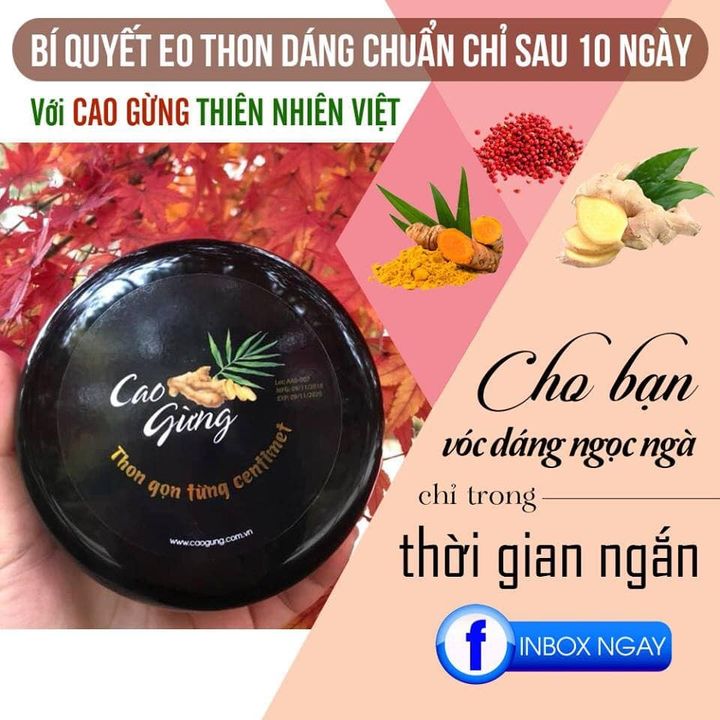 Kem Cao Gừng Tan Mở - Đại Sứ Thương Hiệu MC CÁT TƯỜNG