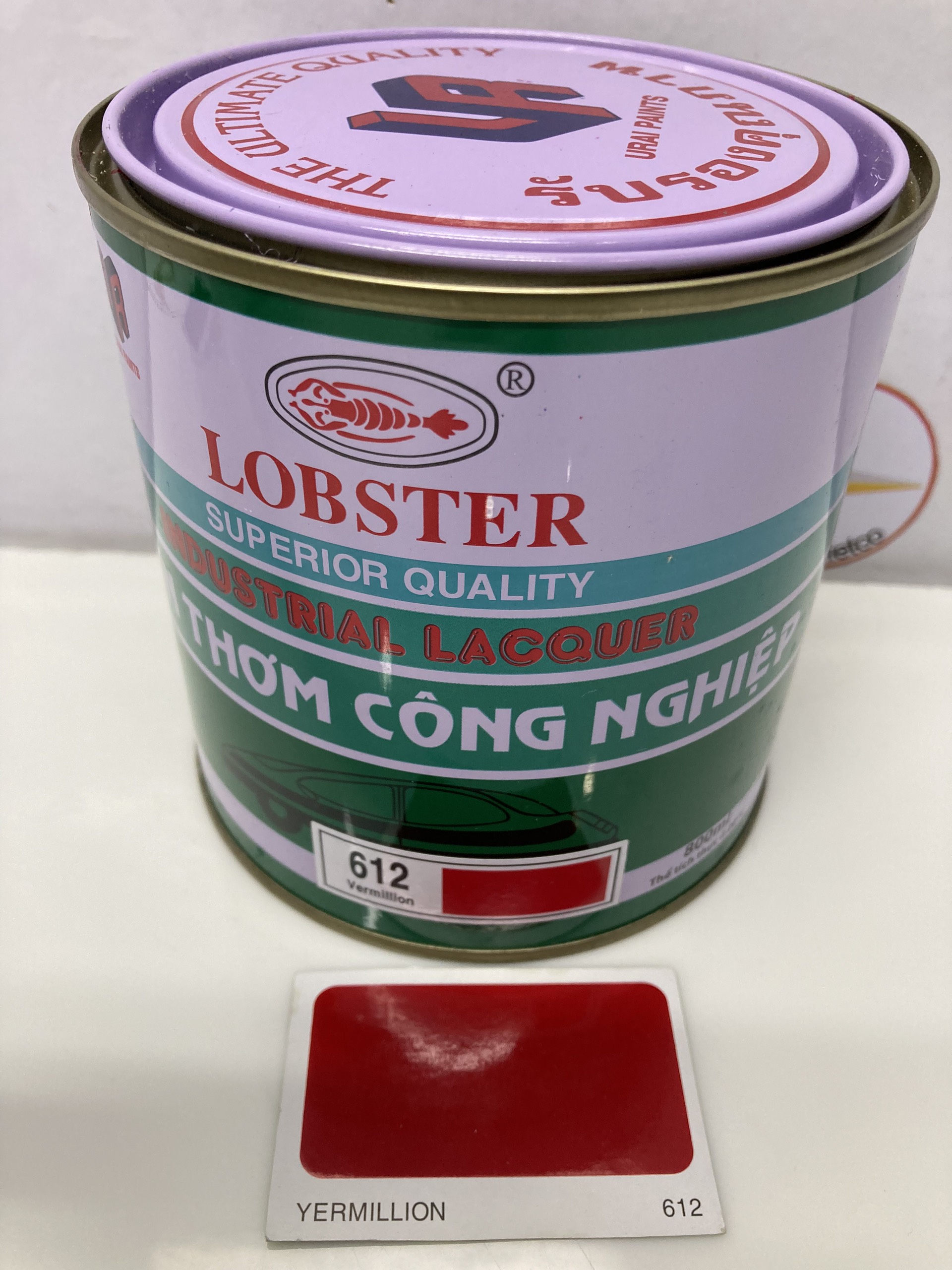 Sơn thơm nhanh khô màu đỏ Lobster 612 800ML