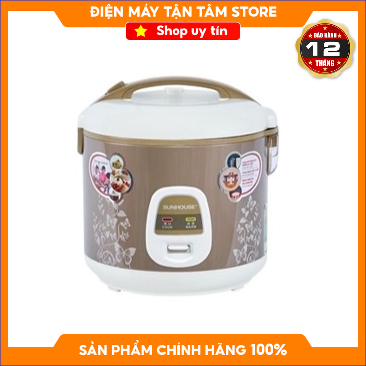 Nồi cơm điện sunhouse 1.8 lít shd 8616-chính hãng trưng bày 99% - sử dụng 4-6 người an - bảo hành 12 tháng