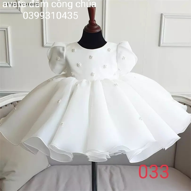 Váy bé gái , váy công chúa cho bé gái FRESHIP đầm công chúa bé gái từ 1 tuổi - 1 tuổi