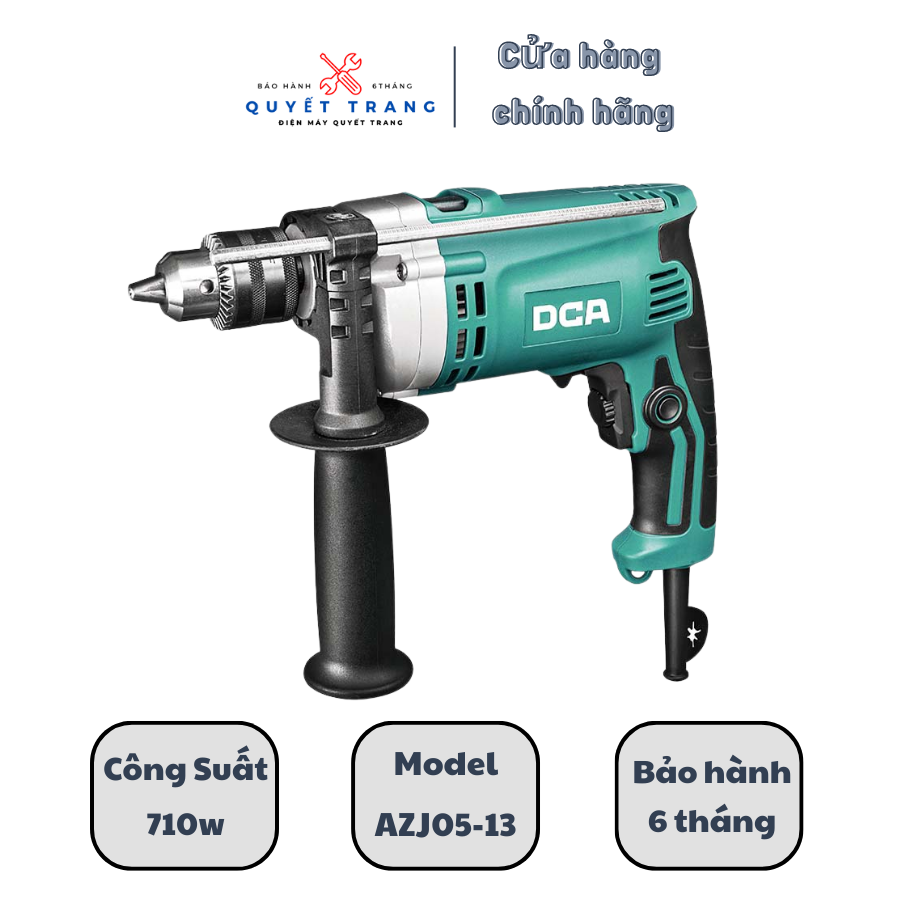 Máy khoan điện dca azj 05-13 công suất cao 710w 2 chức năng chính hãng dca