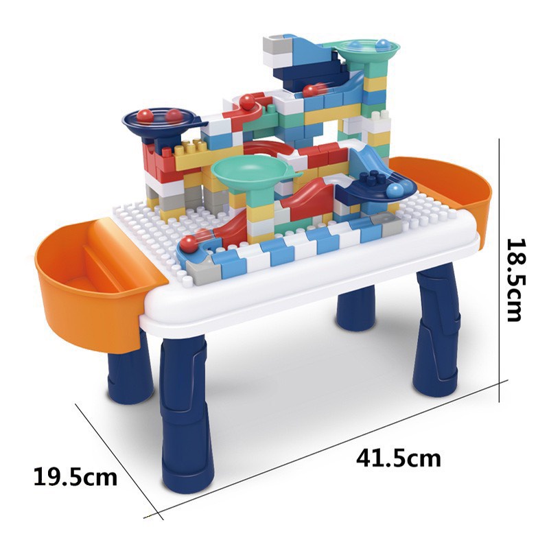 Bàn Lego cho bé, bộ đồ chơi lắp ghép lego đa năng 142 chi tiết giúp bé phát triển tư duy và sáng tạo