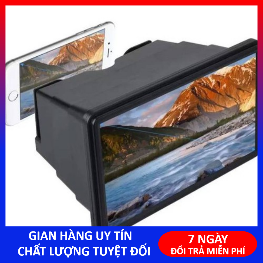 KÍNH 3D PHÓNG TO MÀN HÌNH ĐIỆN THOẠI SIÊU NÉT CÓ THỂ GẤP LẠI TIỆN LỢI - BỘ KHUYÊCH ĐẠI CHÂN ĐẾ