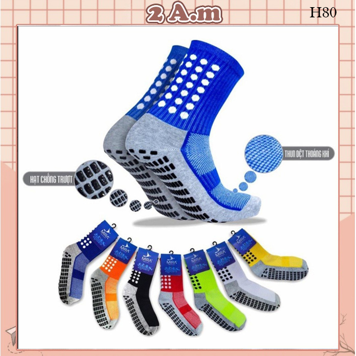 Vớ đá banh, vớ chống trượt, vớ chống trượt đá bóng, tất chống trượt nhiều màu