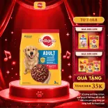 Thức Ăn Cho Chó Lớn PEDIGREE Vị Bò Và Rau Củ - Dinh dưỡng Hoàn Thiện cho một Chú Chó 1+ Tuổi Hạnh Phúc & Khỏe Mạnh