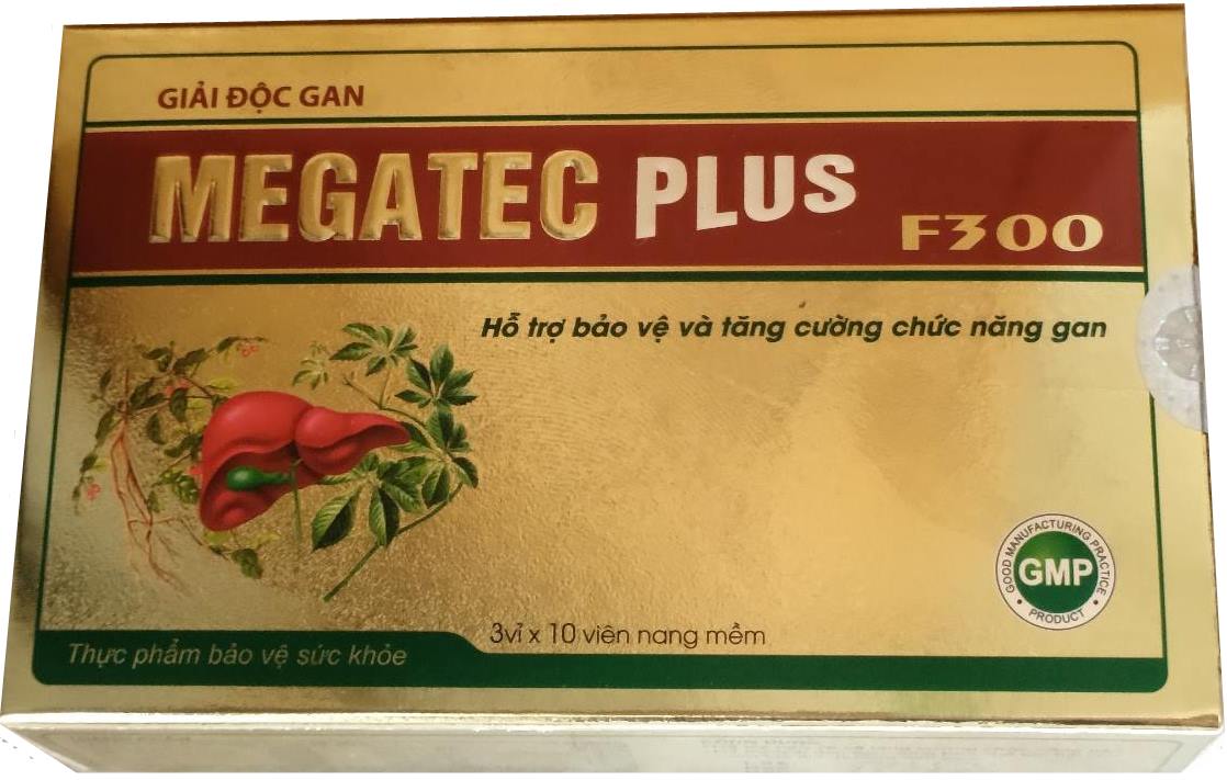 Bổ gan megatec plus f300 học viện quân y chính hãng hộp 30 viên