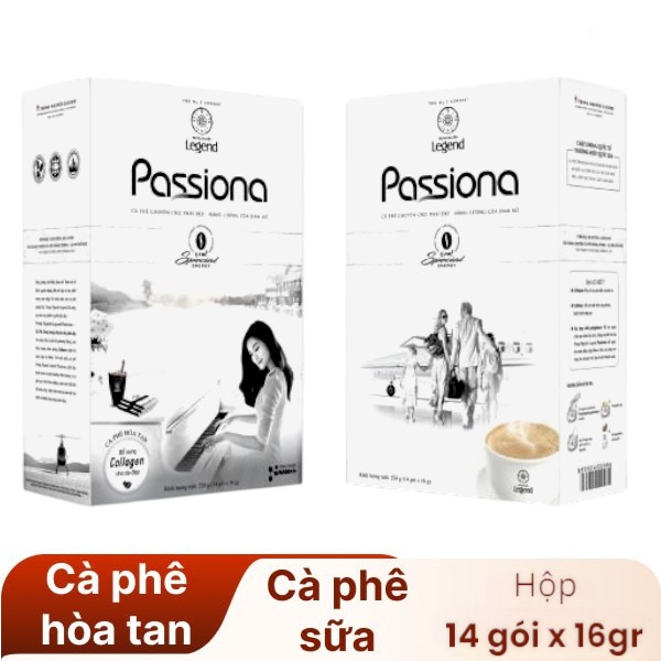  CÀ PHÊ SỮA TRUNG NGUYÊN LEGEND PASSIONA 4IN1  240g   14 GÓI *16G  - 22464 