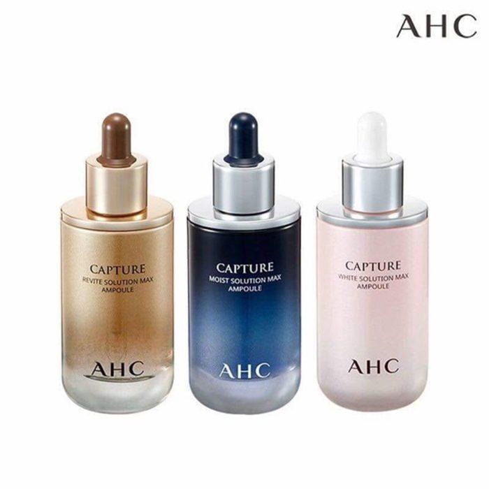 [HCM]Tinh Chất Dưỡng Da AHC Capture White Solution Max Ampoule - màu xanh cấp ẩm dưỡng sáng da