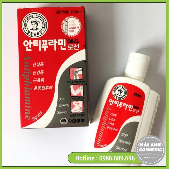 Dầu Nóng Hàn Quốc Antiphlamine 100ml Chính Hãng