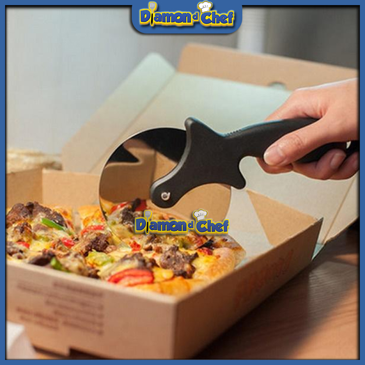 Dao Cắt Bánh Pizza inox cán nhựa