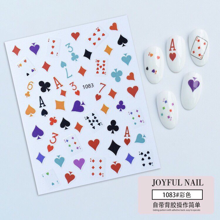 Sticker trang trí nail -JO